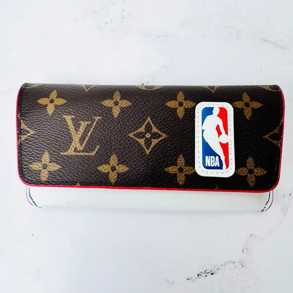 LOUIS VUITTON x NBA Capsule Bundle:  Zippy Vertical Wallet and Glasses Case